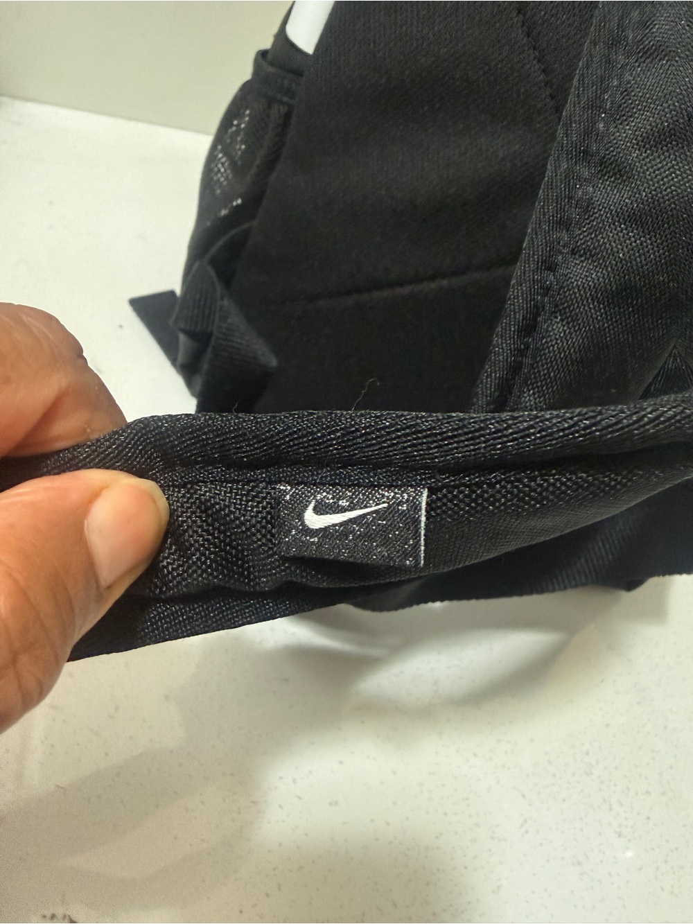 Nike Black & White Mini Backpack - Iconic Swoosh - Picture 6 of 16